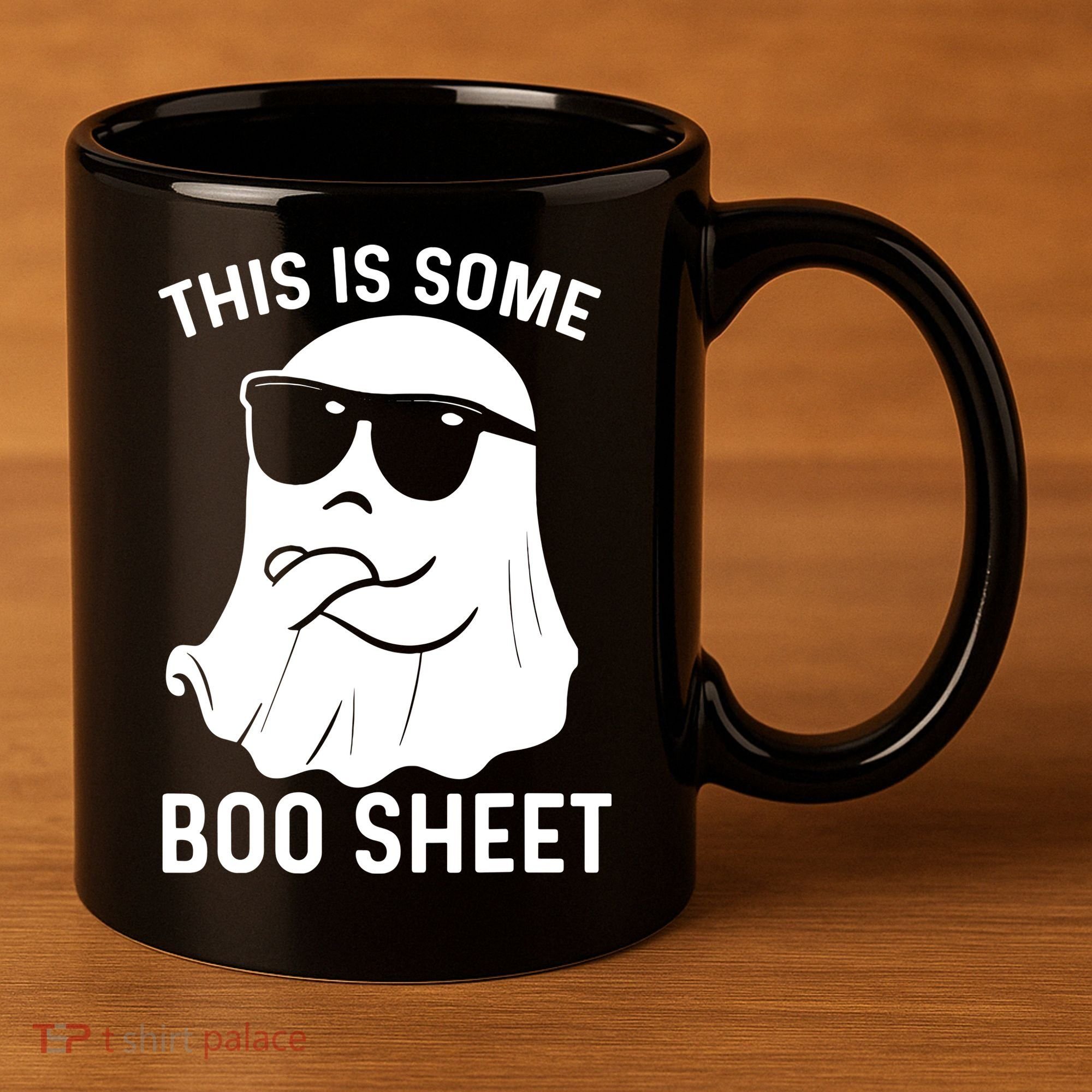 This Is Some Boo Sheet Ghost Halloween Costume 11oz C Handle Ceramic Mug
