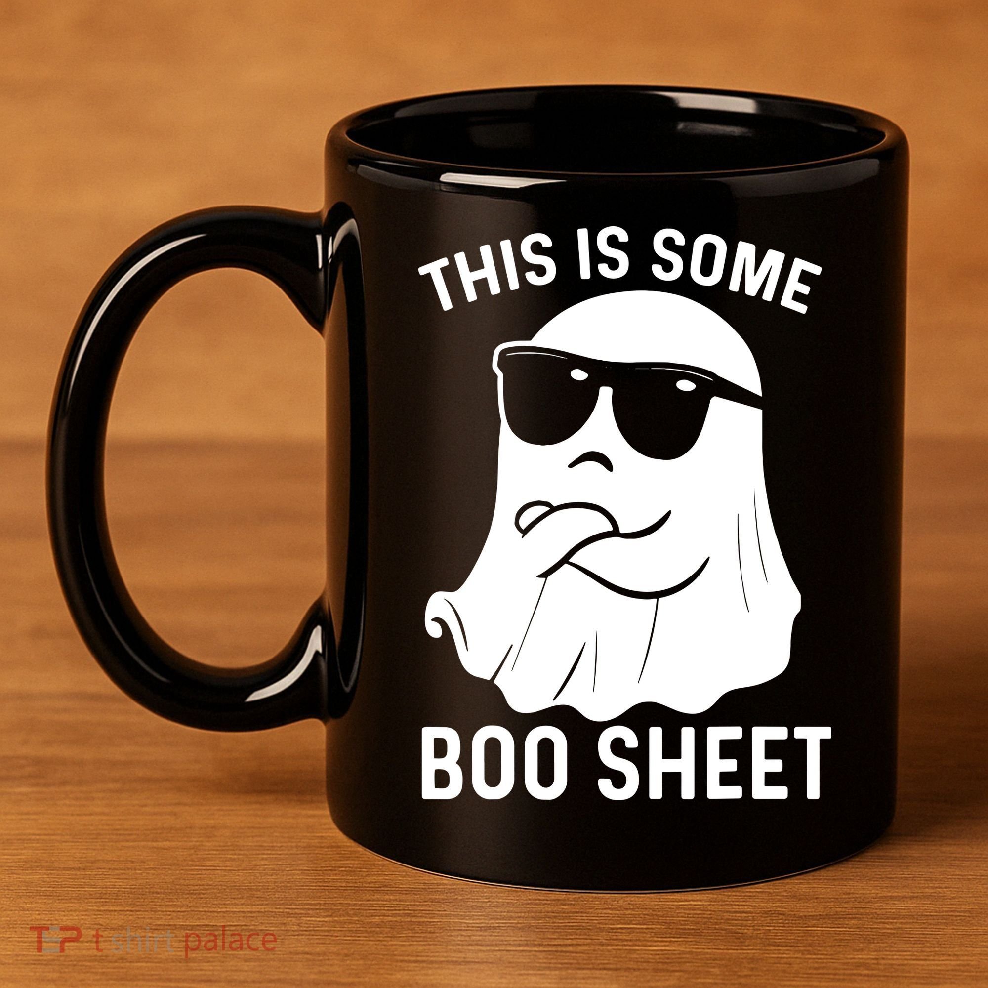 This Is Some Boo Sheet Ghost Halloween Costume 11oz C Handle Ceramic Mug
