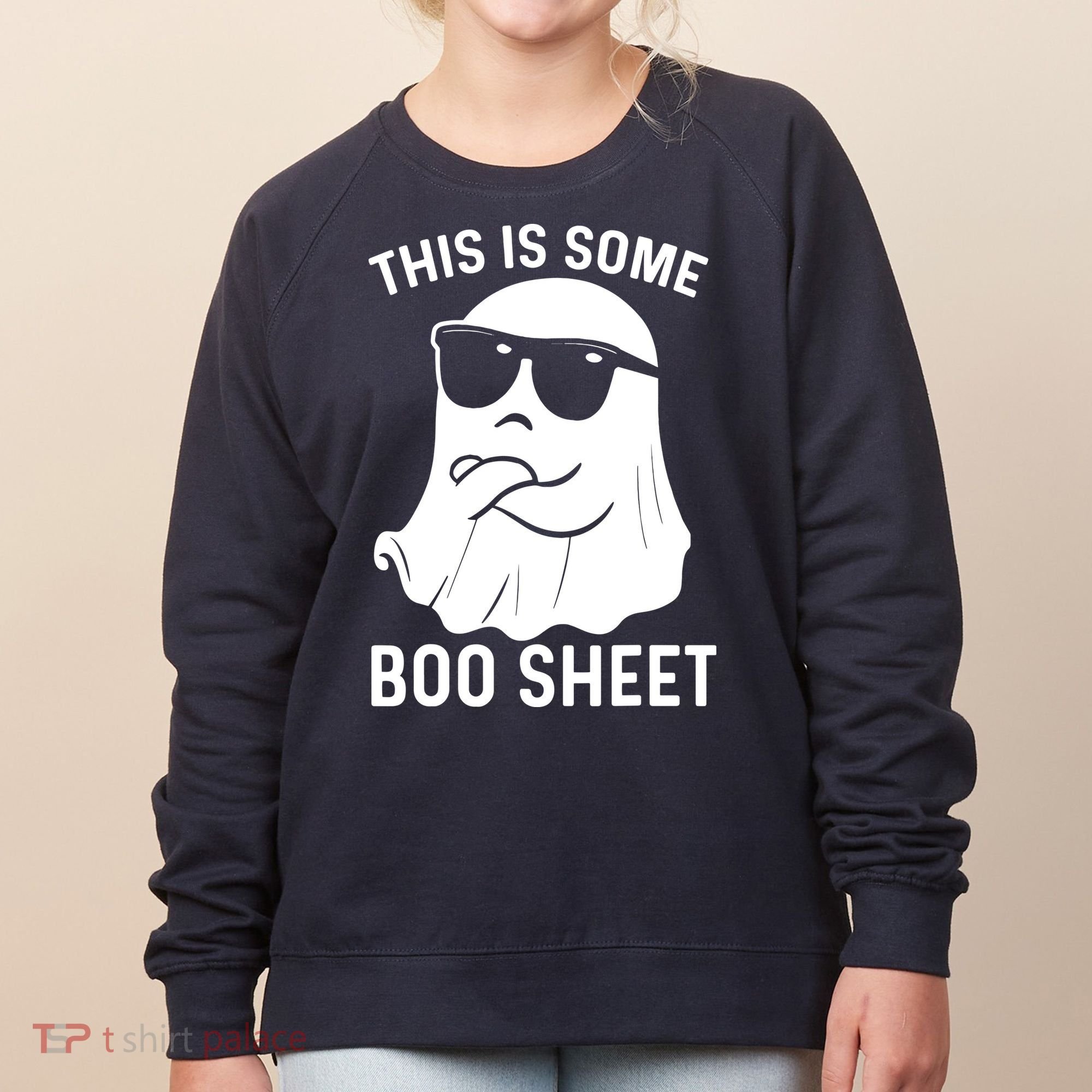 This Is Some Boo Sheet Ghost Halloween Costume Women's Sweatshirt