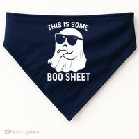 This Is Some Boo Sheet Ghost Halloween Costume USA-Made Doggie Bandana thumb 0