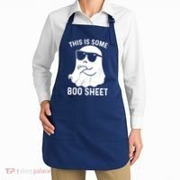 This Is Some Boo Sheet Ghost Halloween Costume Apron thumb 2