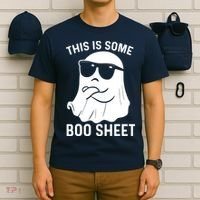 This Is Some Boo Sheet Ghost Halloween Costume T-Shirt thumb 6