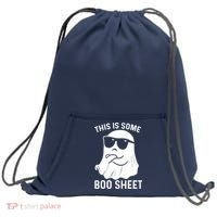 This Is Some Boo Sheet Ghost Halloween Costume Sweatshirt Cinch Pack Bag thumb 0