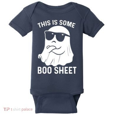 This Is Some Boo Sheet Ghost Halloween Costume Baby Bodysuit