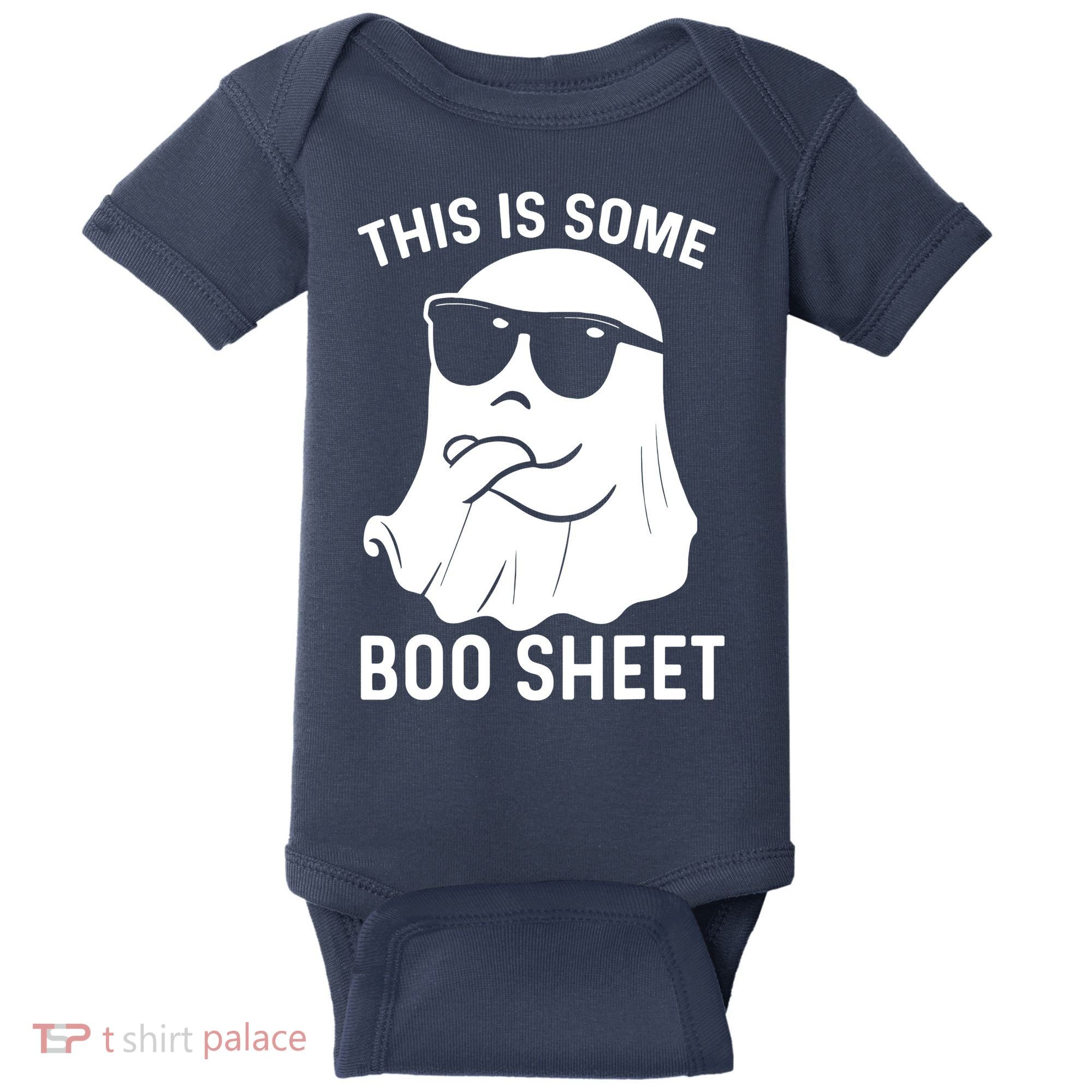 This Is Some Boo Sheet Ghost Halloween Costume Baby Bodysuit