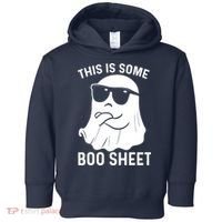 This Is Some Boo Sheet Ghost Halloween Costume Toddler Hoodie thumb 0