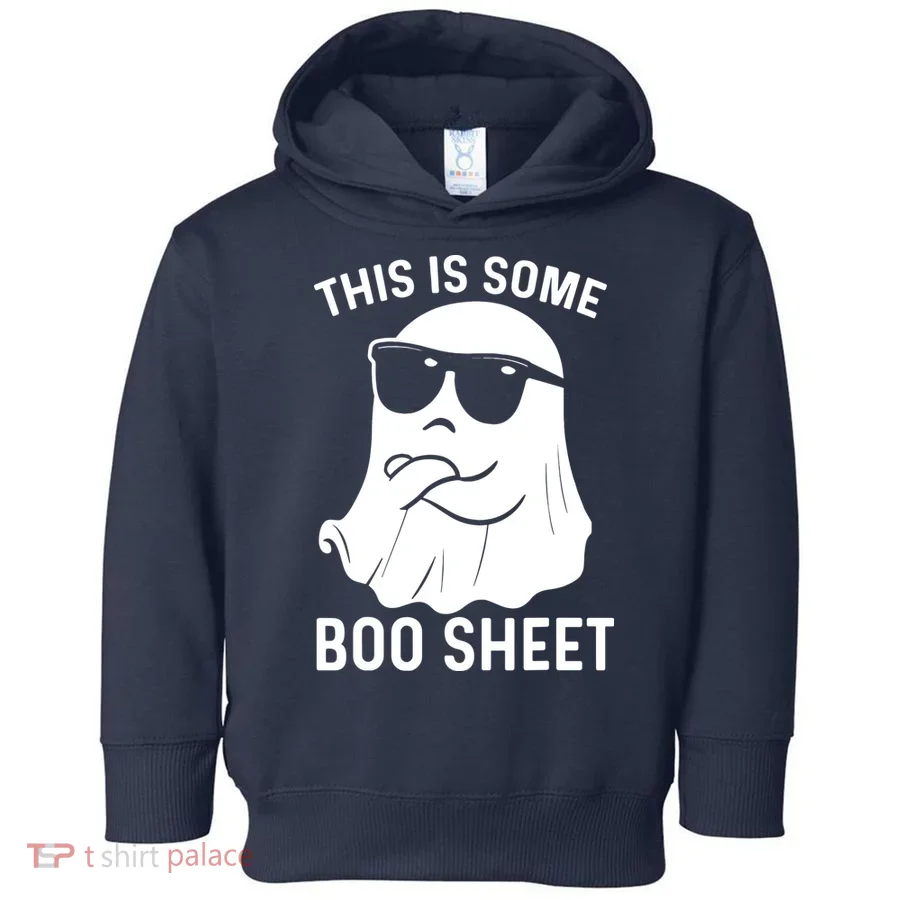 This Is Some Boo Sheet Ghost Halloween Costume Toddler Hoodie
