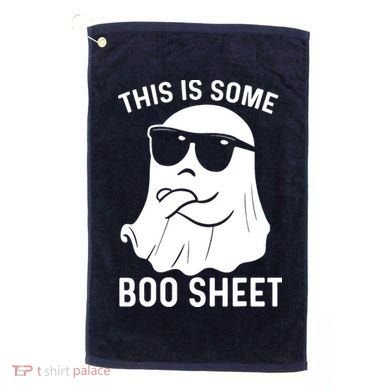 This Is Some Boo Sheet Ghost Halloween Costume Golf Towel
