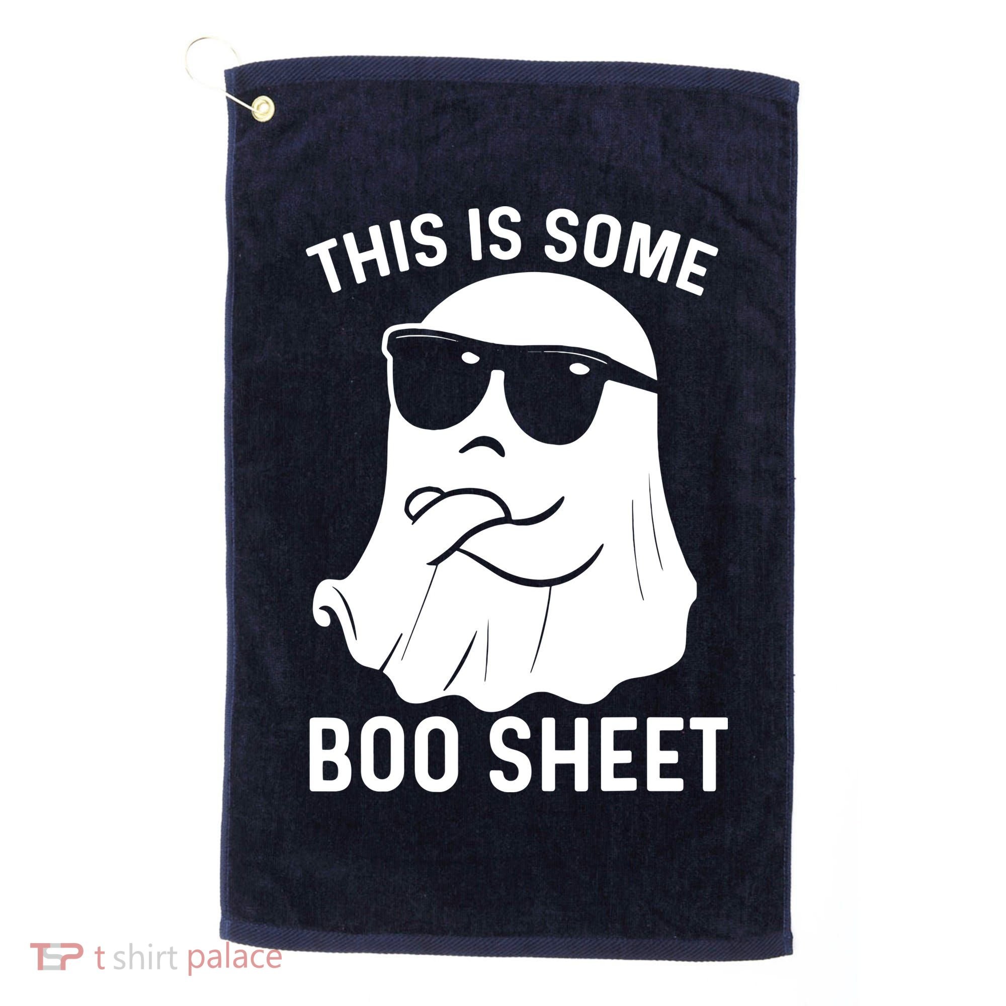 This Is Some Boo Sheet Ghost Halloween Costume Golf Towel
