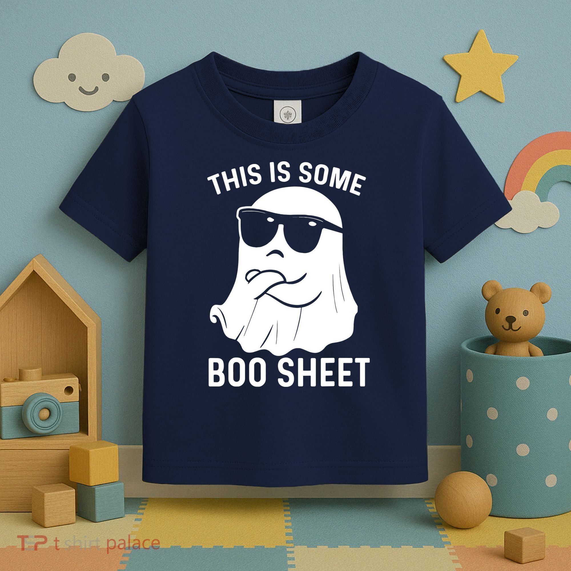 This Is Some Boo Sheet Ghost Halloween Costume Toddler T-Shirt
