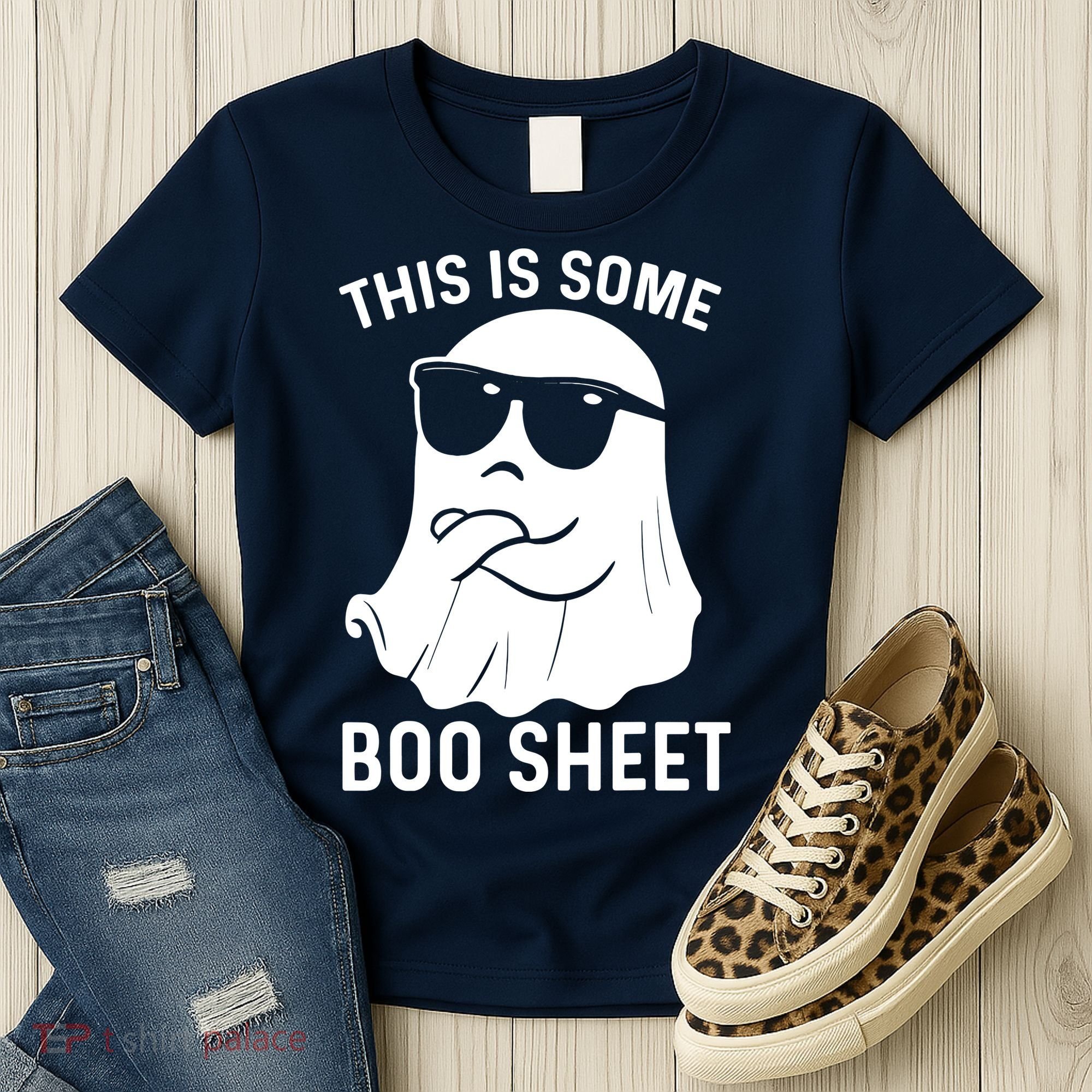 This Is Some Boo Sheet Ghost Halloween Costume Women's T-Shirt