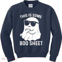 This Is Some Boo Sheet Ghost Halloween Costume Kids Sweatshirt thumb 0