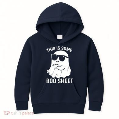 This Is Some Boo Sheet Ghost Halloween Costume Kids Hoodie