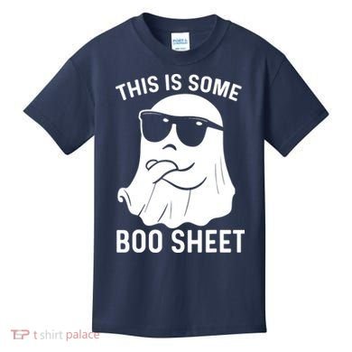 This Is Some Boo Sheet Ghost Halloween Costume Kids T-Shirt