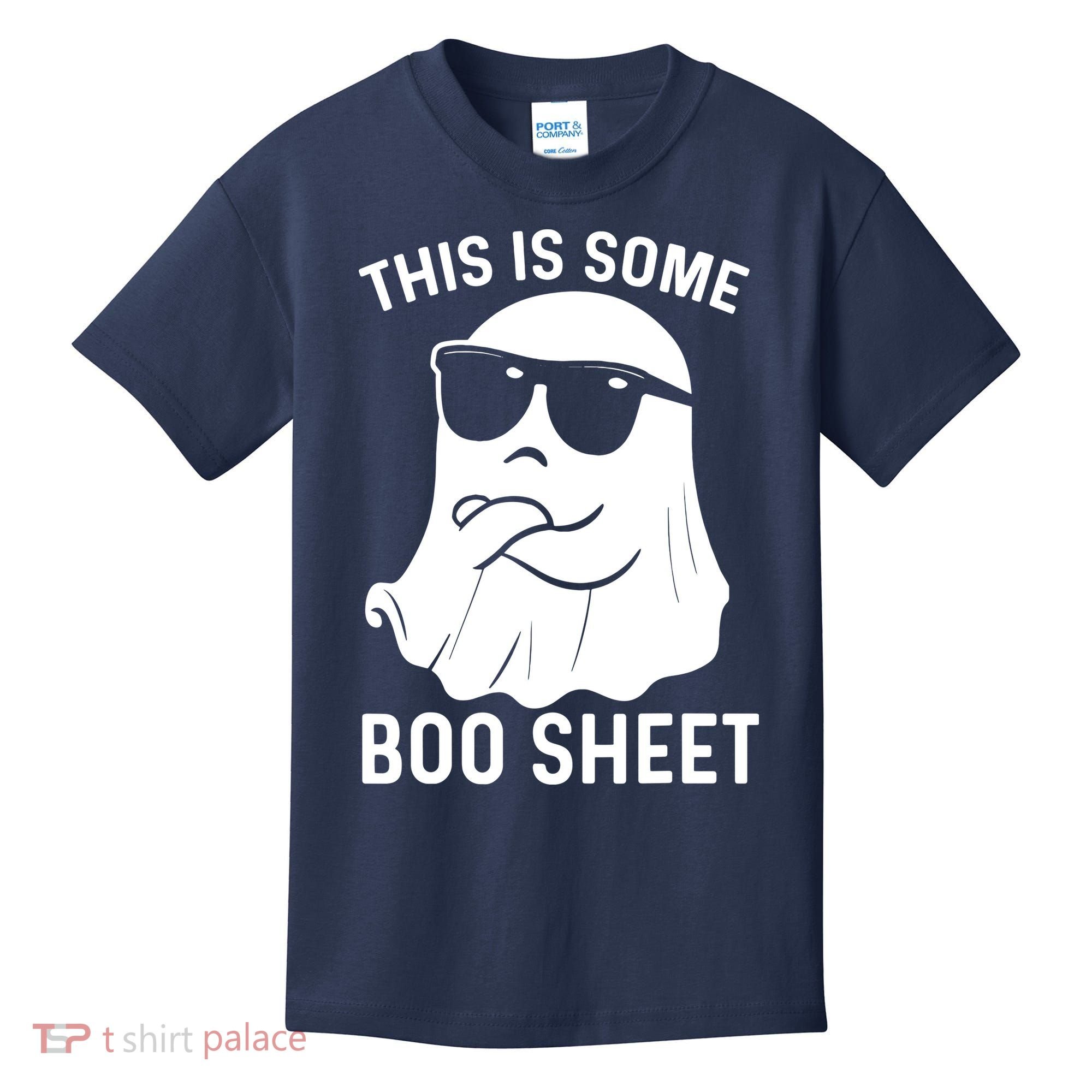 This Is Some Boo Sheet Ghost Halloween Costume Kids T-Shirt