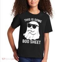 This Is Some Boo Sheet Ghost Halloween Costume Kids T-Shirt thumb 2