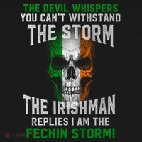 The Irish Storm Proud Irish American Cute Gift Ornament thumb 1