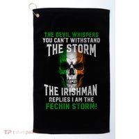 The Irish Storm Proud Irish American Cute Gift Golf Towel thumb 0