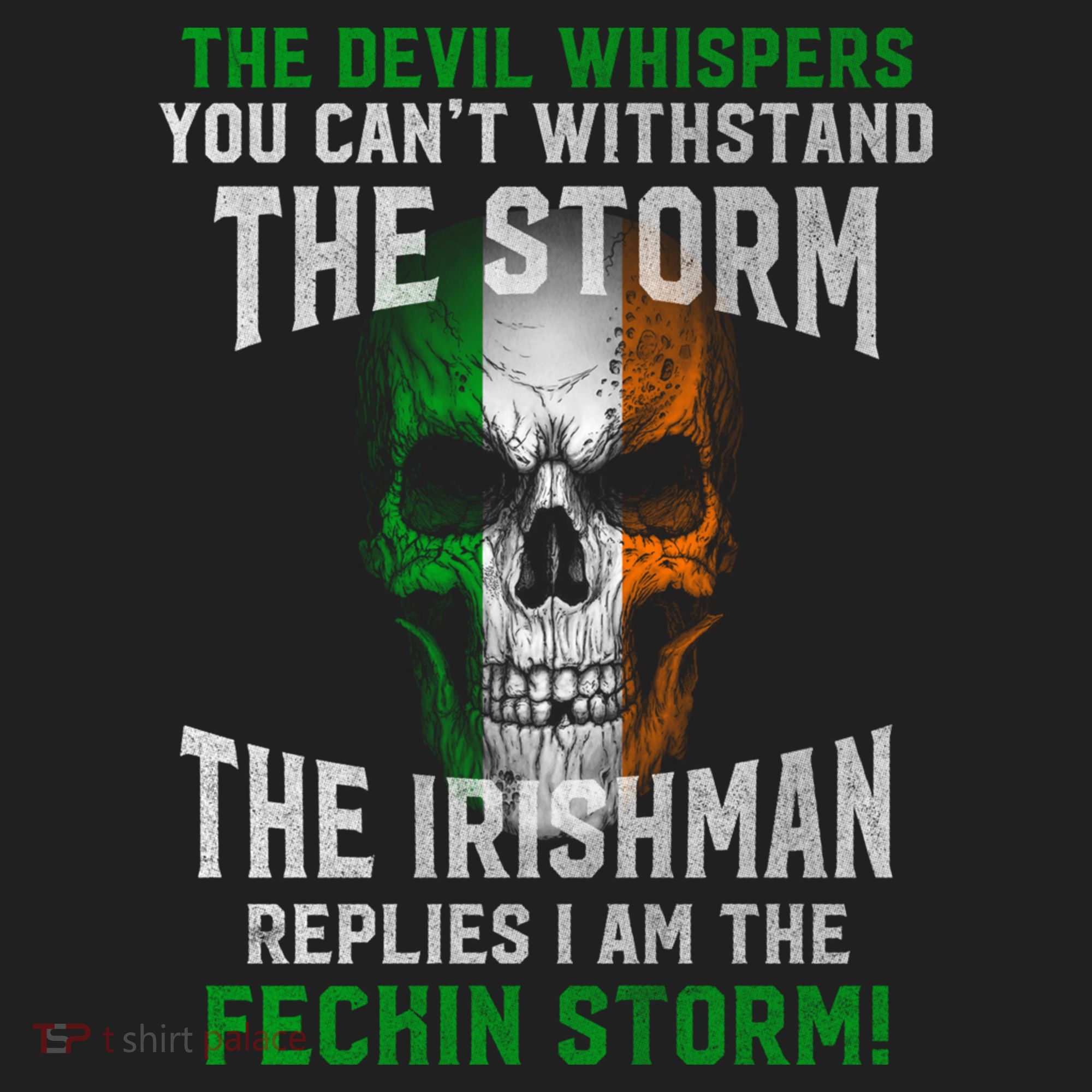 The Irish Storm Proud Irish American Cute Gift Golf Towel