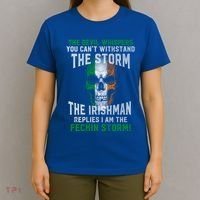 The Irish Storm Proud Irish American Cute Gift T-Shirt thumb 4