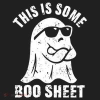 This Is Some Boo Sheet Halloween Ghost Funny Gift District V.I.T. Heavyweight Hoodie thumb 2
