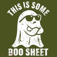 This Is Some Boo Sheet Halloween Ghost Funny Gift The Baniff Cuffed Pom Beanie thumb 2