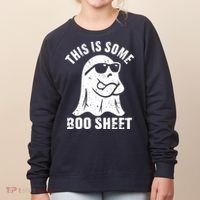 This Is Some Boo Sheet Halloween Ghost Funny Gift Women's Sweatshirt thumb 0