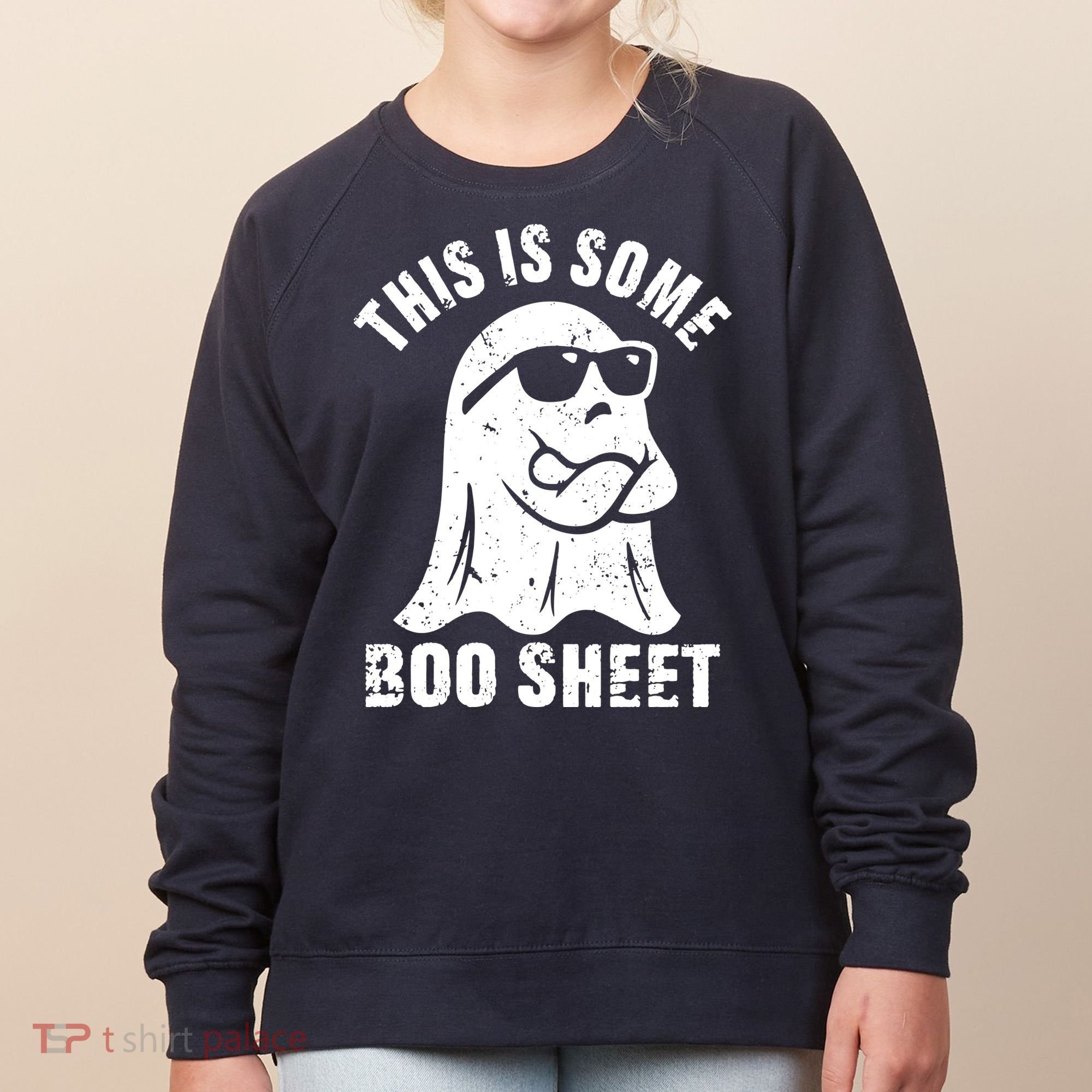 This Is Some Boo Sheet Halloween Ghost Funny Gift Women's Sweatshirt