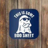 This Is Some Boo Sheet Halloween Ghost Funny Gift Coaster thumb 0