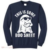 This Is Some Boo Sheet Halloween Ghost Funny Gift Tall Sweatshirt thumb 0