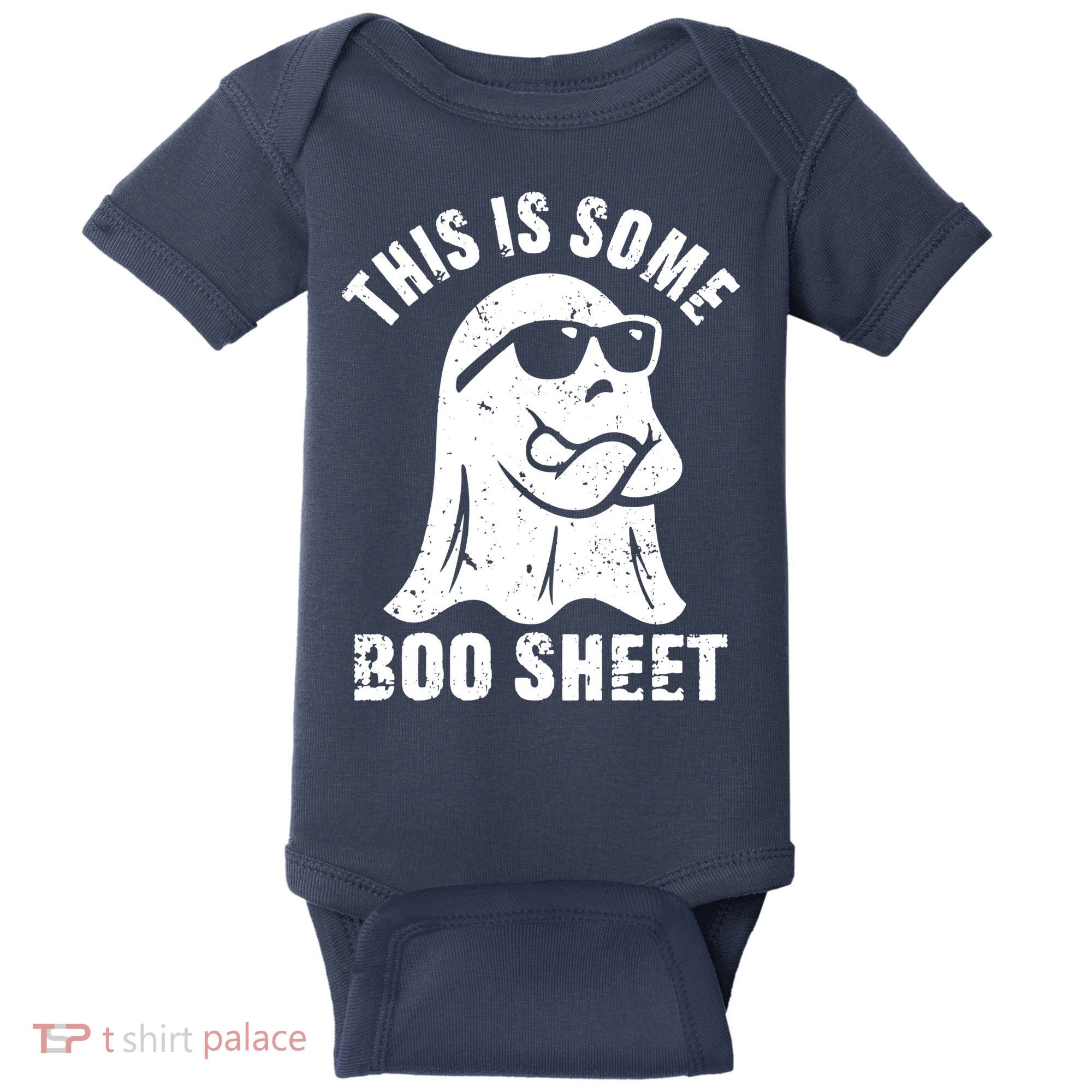 This Is Some Boo Sheet Halloween Ghost Funny Gift Baby Bodysuit