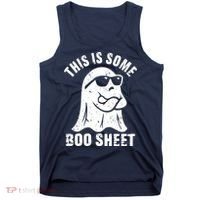 This Is Some Boo Sheet Halloween Ghost Funny Gift Tank Top thumb 0