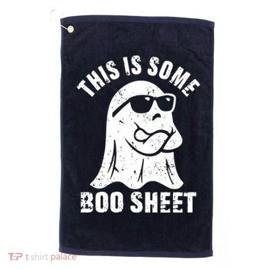 This Is Some Boo Sheet Halloween Ghost Funny Gift Golf Towel