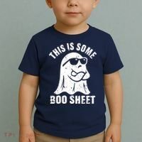 This Is Some Boo Sheet Halloween Ghost Funny Gift Toddler T-Shirt thumb 2