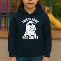 This Is Some Boo Sheet Halloween Ghost Funny Gift Kids Hoodie thumb 3