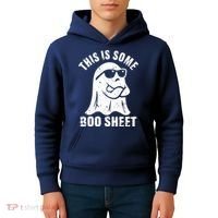 This Is Some Boo Sheet Halloween Ghost Funny Gift Kids Hoodie thumb 4