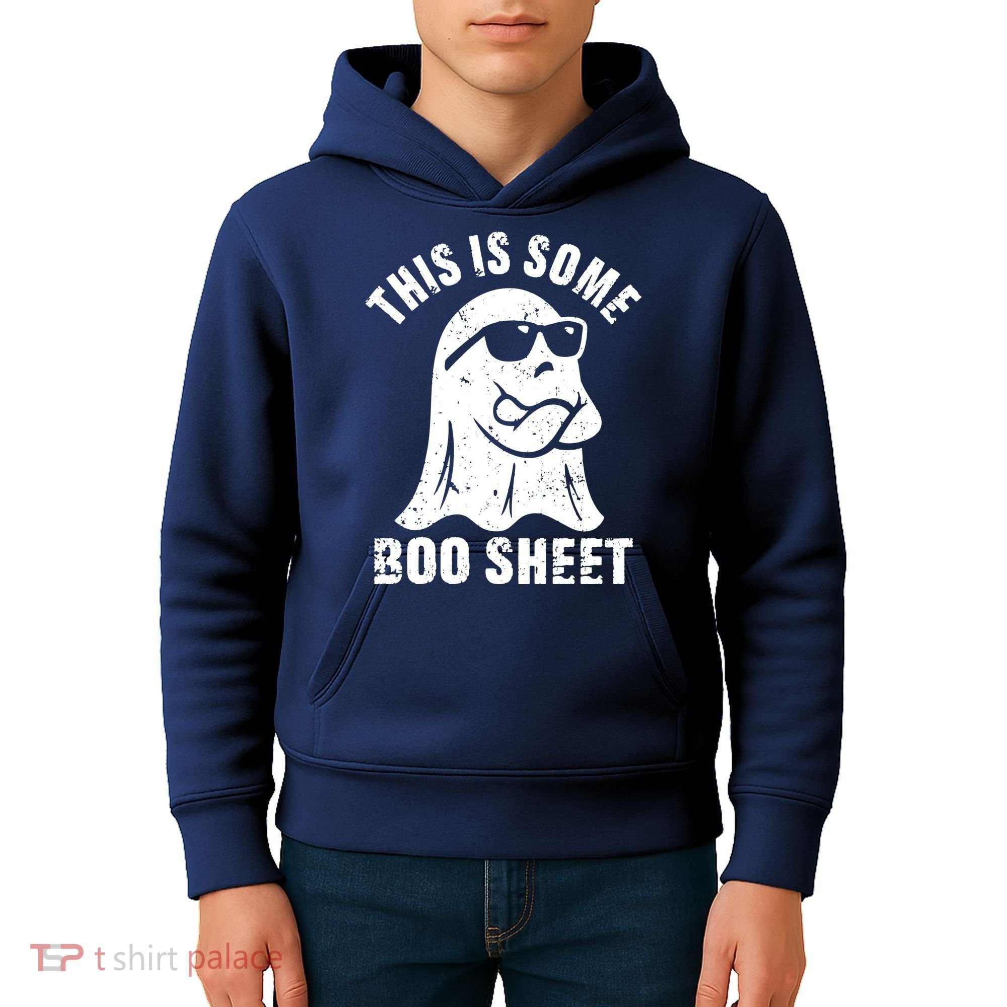 This Is Some Boo Sheet Halloween Ghost Funny Gift Kids Hoodie