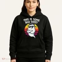 This Is Some Boo Sheet Funny Retro Halloween Ghost Hoodie thumb 5