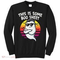This Is Some Boo Sheet Funny Retro Halloween Ghost Sweatshirt thumb 0