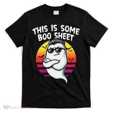 This Is Some Boo Sheet Funny Retro Halloween Ghost T-Shirt