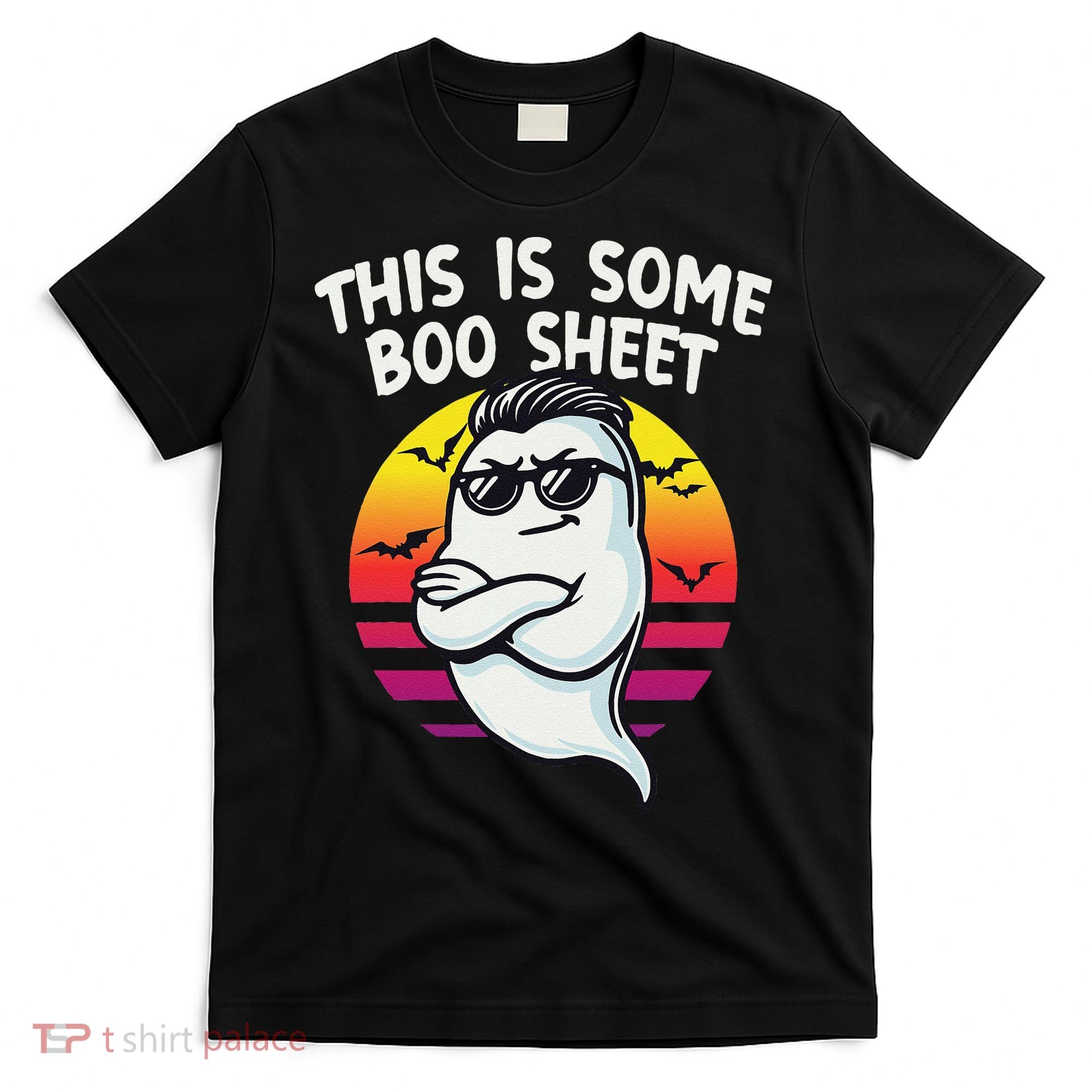 This Is Some Boo Sheet Funny Retro Halloween Ghost T-Shirt