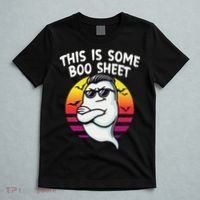 This Is Some Boo Sheet Funny Retro Halloween Ghost T-Shirt thumb 5