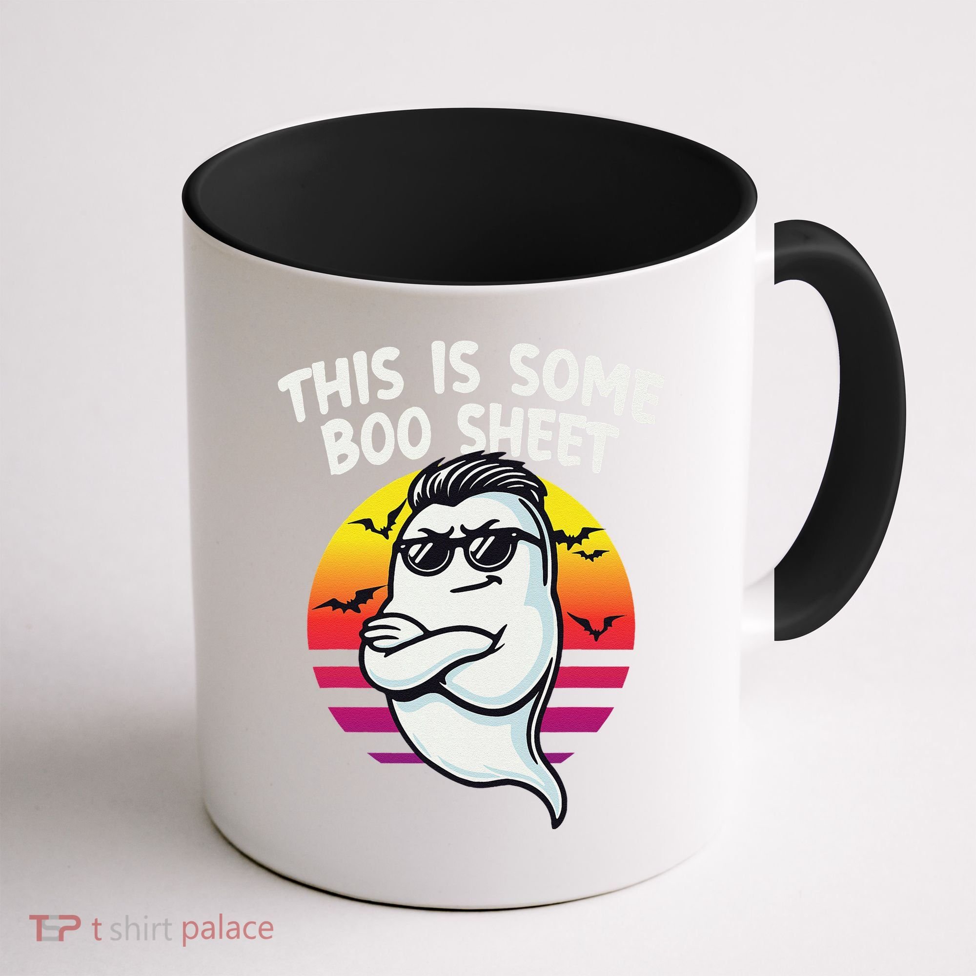 This Is Some Boo Sheet Funny Retro Halloween Ghost Coffee Mug