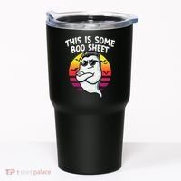 This Is Some Boo Sheet Funny Retro Halloween Ghost Tumbler thumb 0