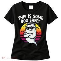 This Is Some Boo Sheet Funny Retro Halloween Ghost Women's T-Shirt thumb 0
