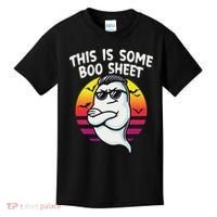 This Is Some Boo Sheet Funny Retro Halloween Ghost Kids T-Shirt thumb 0
