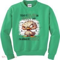 Today Is Slap An Idiot Day IM Gonna Be Busy Kids Sweatshirt thumb 0