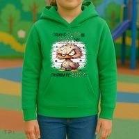 Today Is Slap An Idiot Day IM Gonna Be Busy Kids Hoodie thumb 3