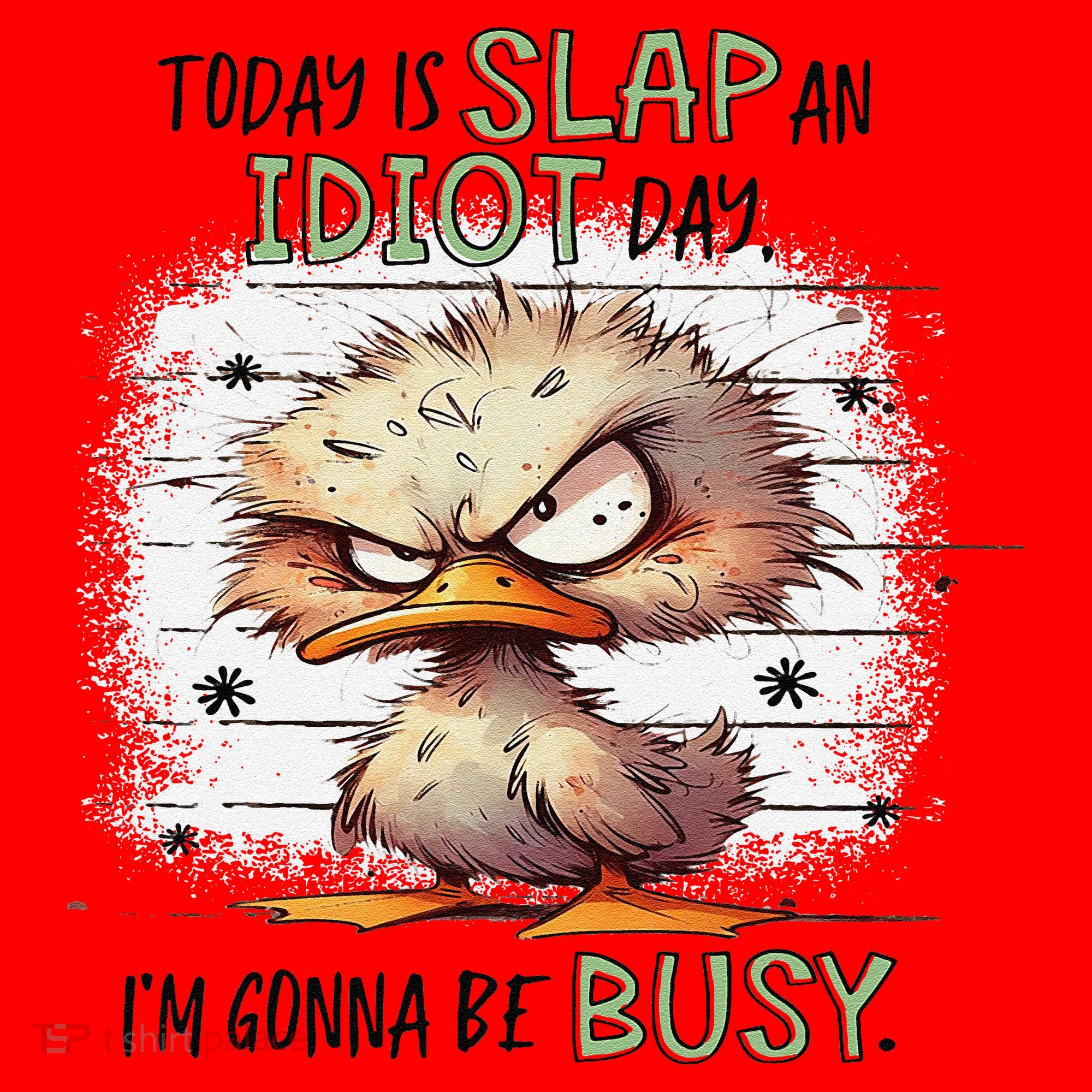 Today Is Slap An Idiot Day IM Gonna Be Busy Santa Hat