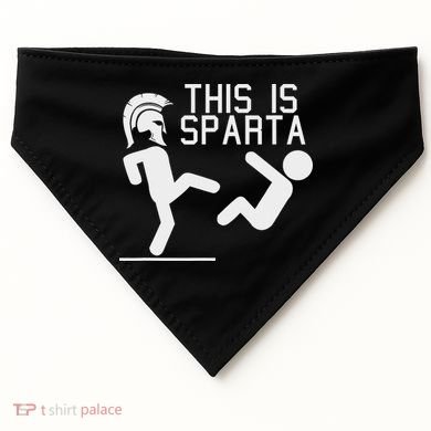 This Is Sparta Funny USA-Made Doggie Bandana